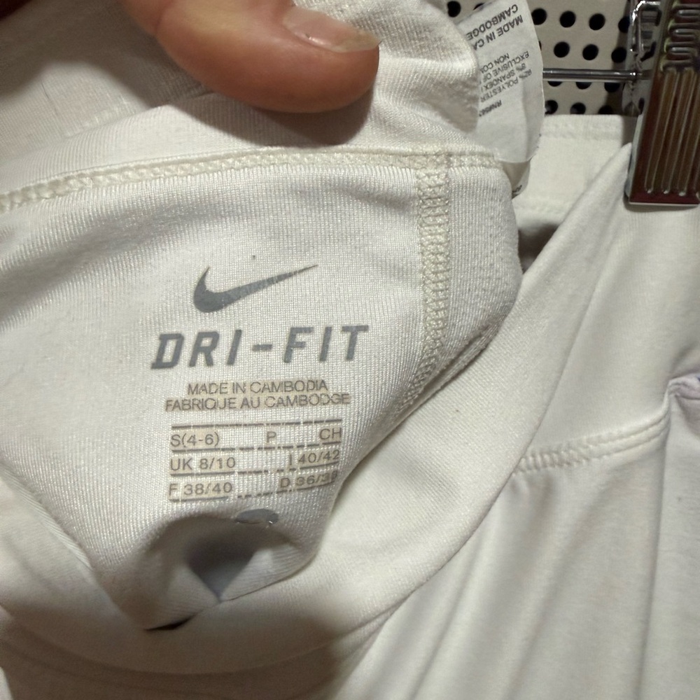 Nike White Tennis Golf Skirt Periwinkle Trim Small - Picture 5 of 5